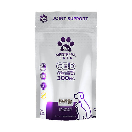 Medterra Pet Joint Health Peanut Butter 200mg CBD 30ct