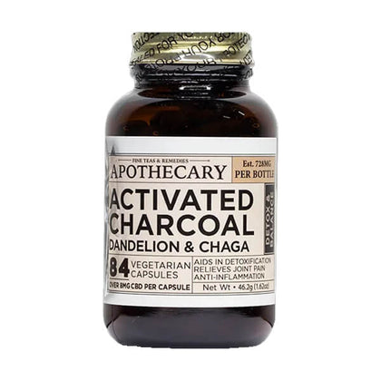 Brothers Apothecary Cleanse Capsules - CBD, Activated Charcoal, Dandelion & Chaga