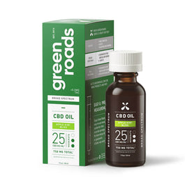 Green Roads Broad Spectrum OIl Tincture 750mg 30ml Apple Kiwi Bliss